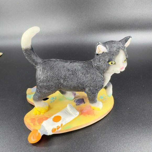 Lenox PICATSO Cat Resin Figurine Retired Sweet Kitties Collection Figure - Picture 9 of 9